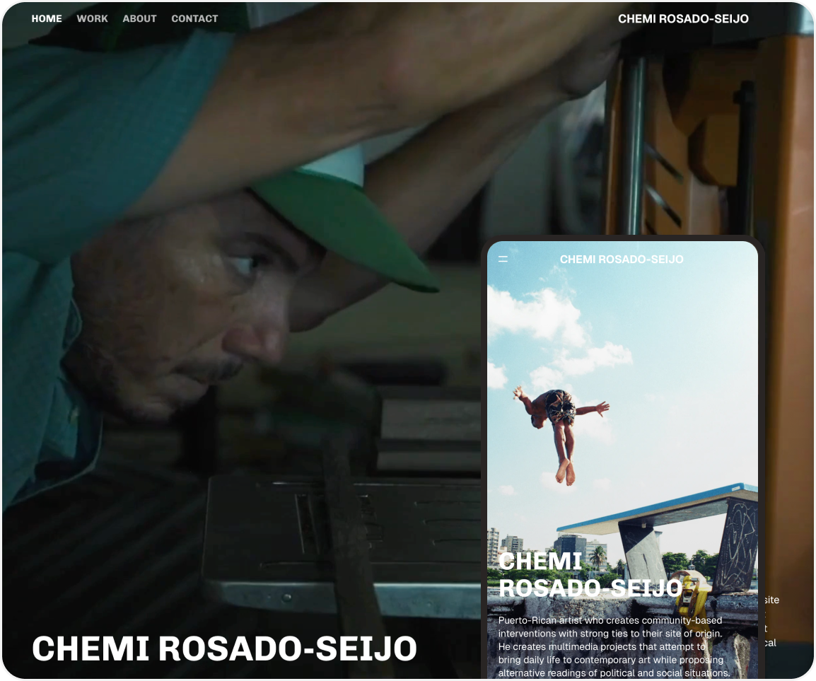 Designing a Digital Home for Chemi Rosado-Seijo